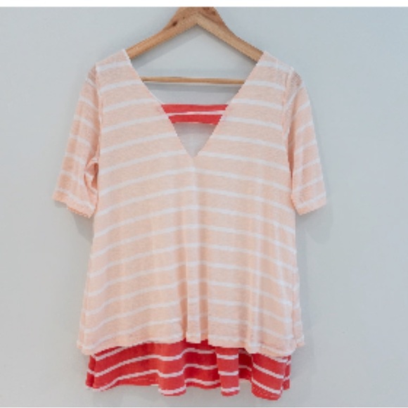 Anthropologie - Puella Striped Layer Swing Top - Small - Picture 2 of 10